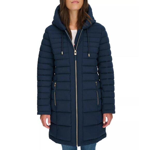 Tommy Hilfiger Jackets & Blazers - Tommy Hilfiger Women's Hooded Packable Puffer Navy Coat Size XL (MSRP $180)